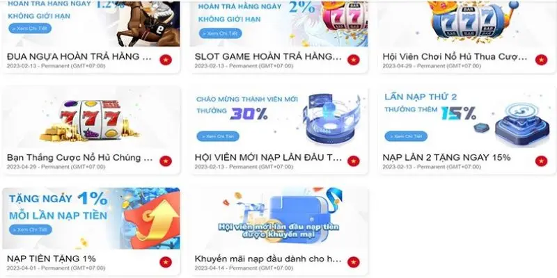 Khuyến mãi 6686 cho những cược thủ nạp tiền vào tài khoản chơi